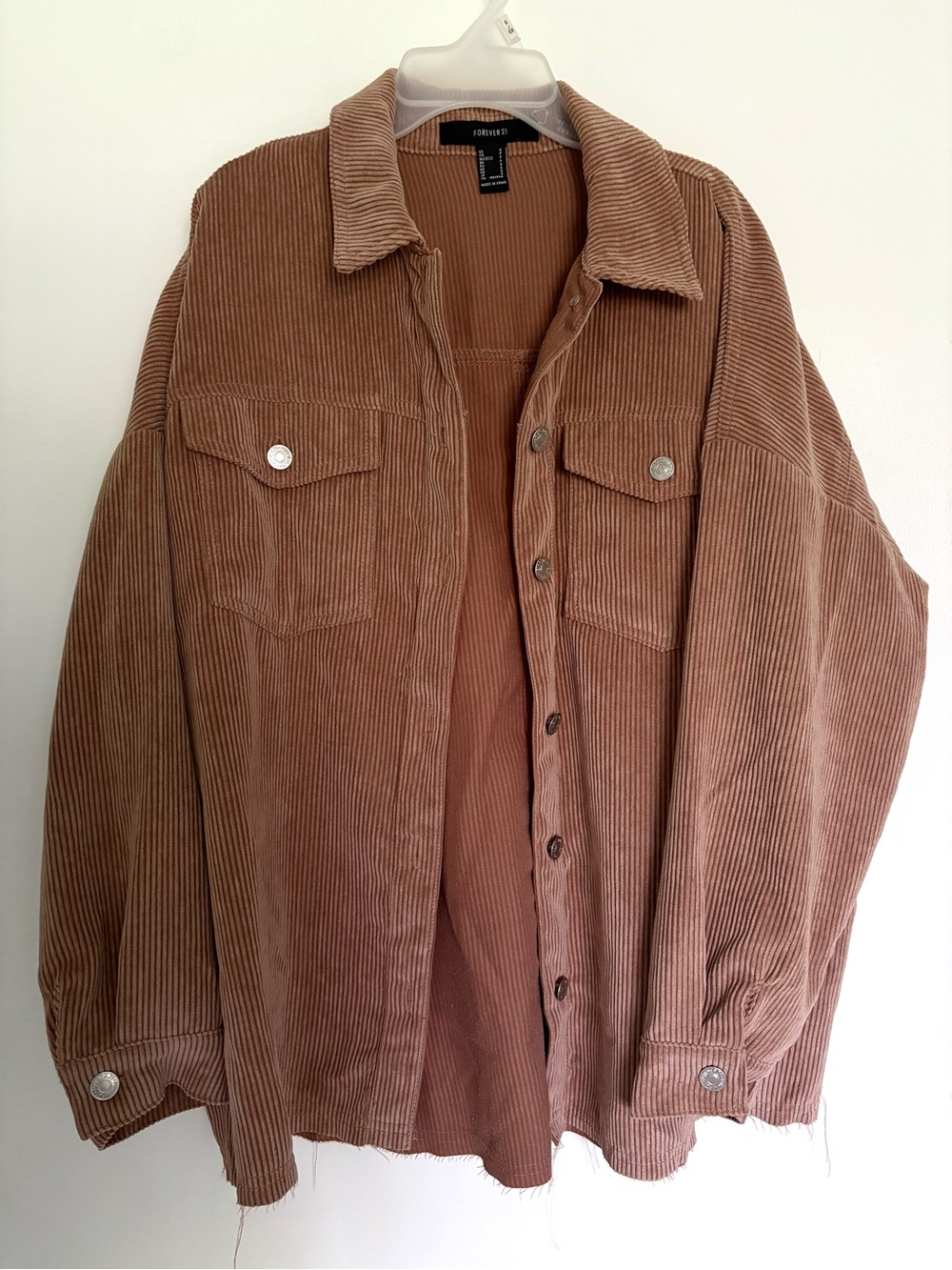 Forever 21 Corduroy Button-up Shacket